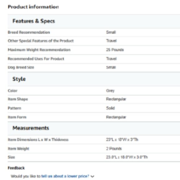 KSIIA Washable Dog Bed Deluxe Plush 18' x 23' - Picture 10 of 10